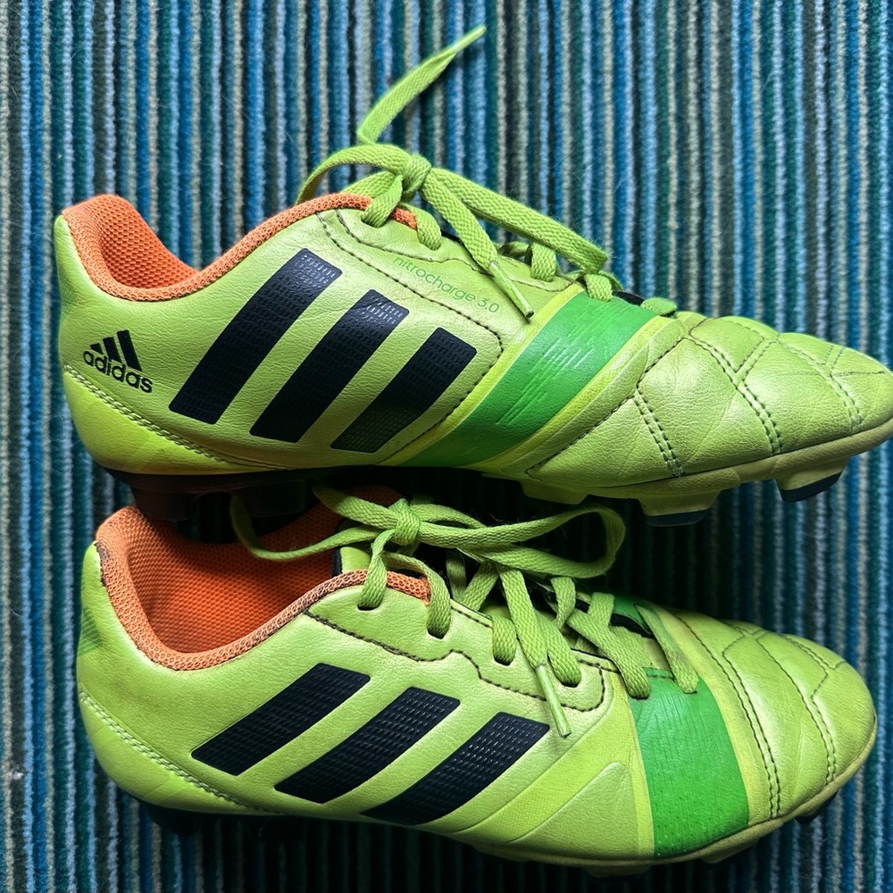 Adidas Green and yellow Athletic Shoes for Soccer